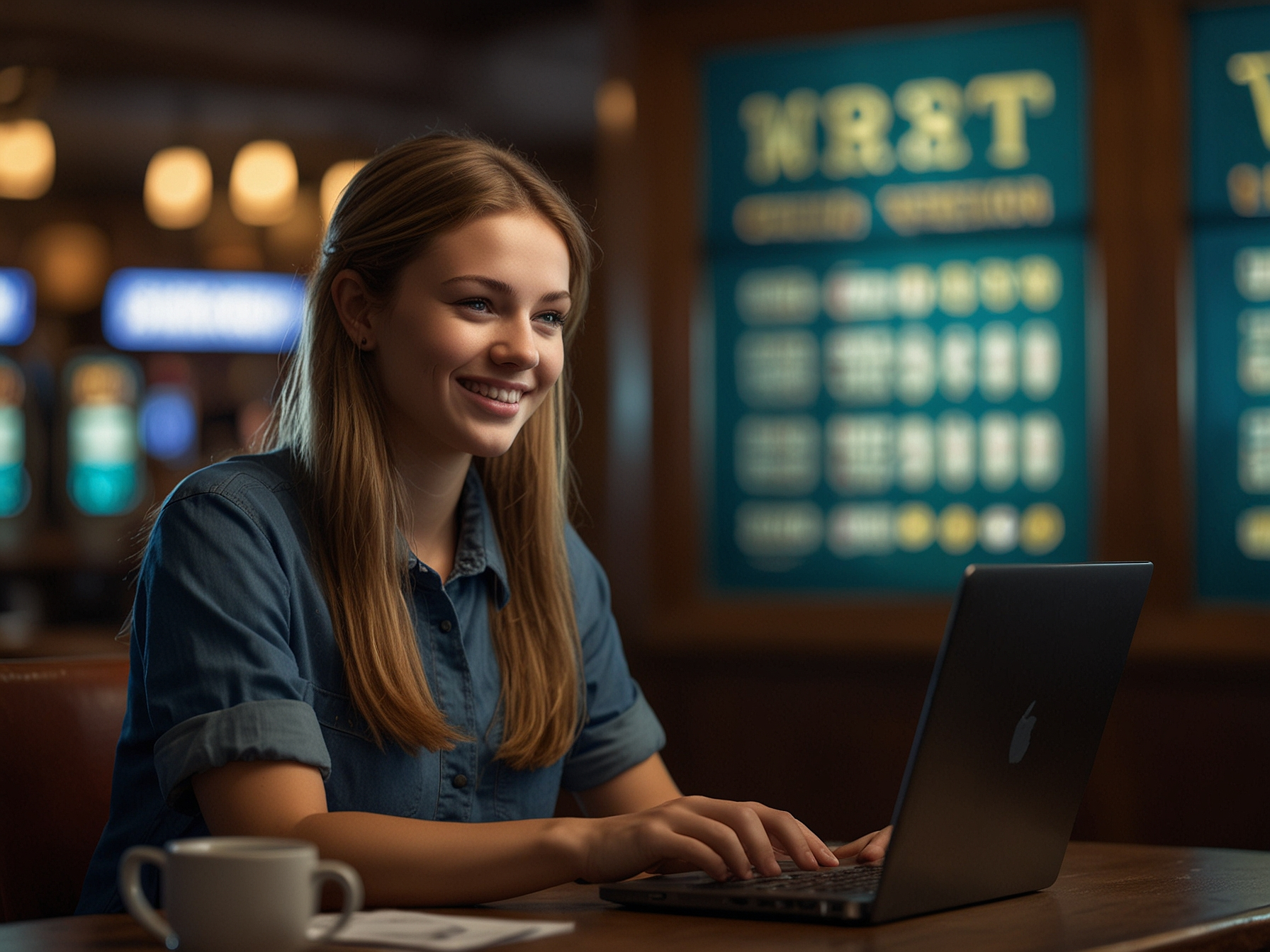 Registrierung auf Laptop
